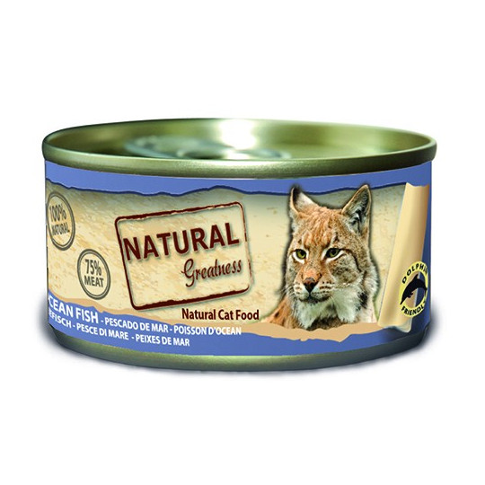 Natural Greatness Gatos - Pescado de mar 70 gr