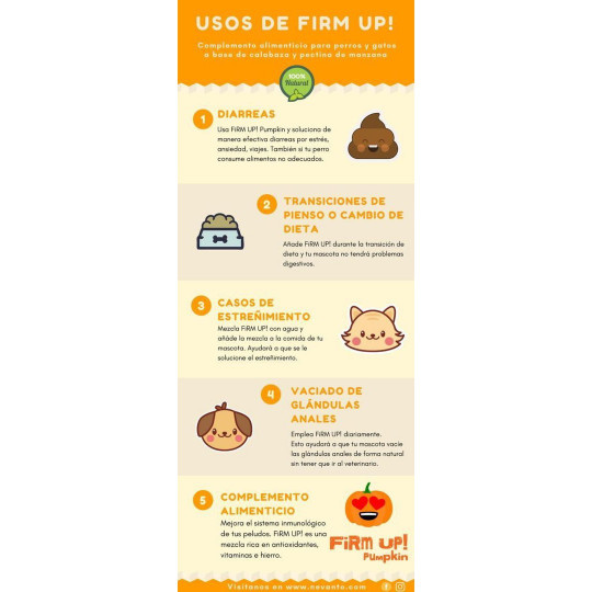 Firm Up! Calabaza regula el tránsito intestinal