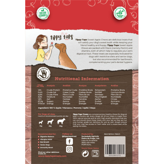 Tippy Taps de Manzana dulce snacks de...