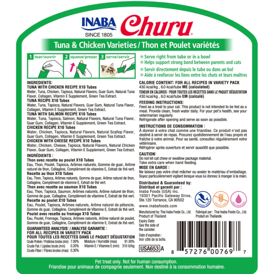 Churu Purée Bote 50 ud. variedades de...